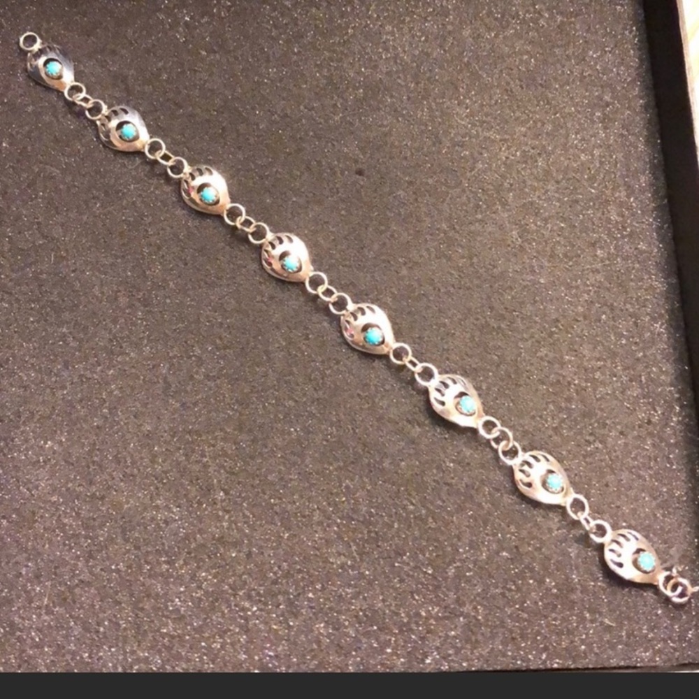 Vintage Bear Paw Turquoise bracelet